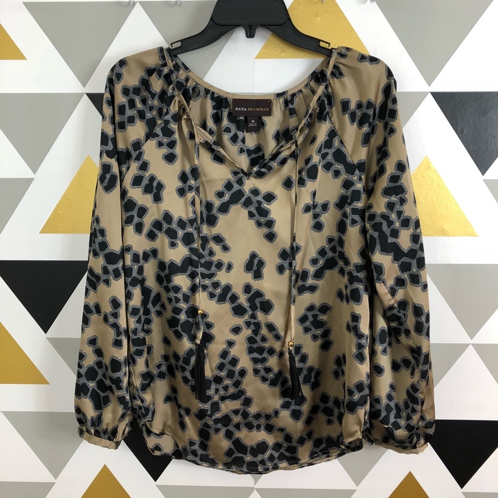Dana Buchman | Animal Print Blouse
